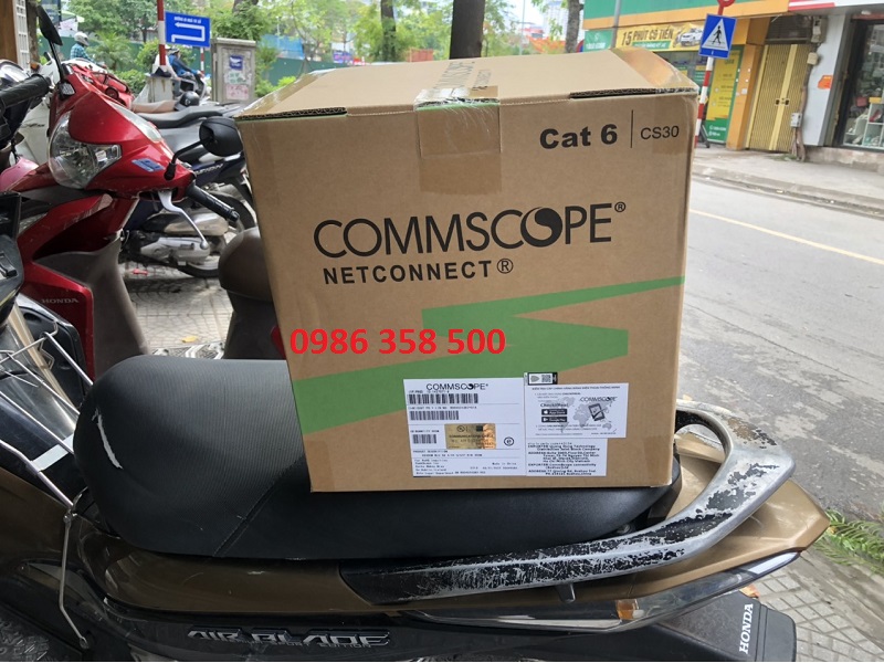  Một số Hình ảnh thực tế cáp mạng Cat6 Commscope UTP chính hãng